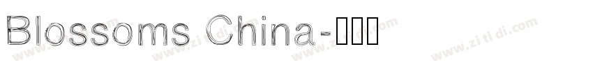 Blossoms China字体转换